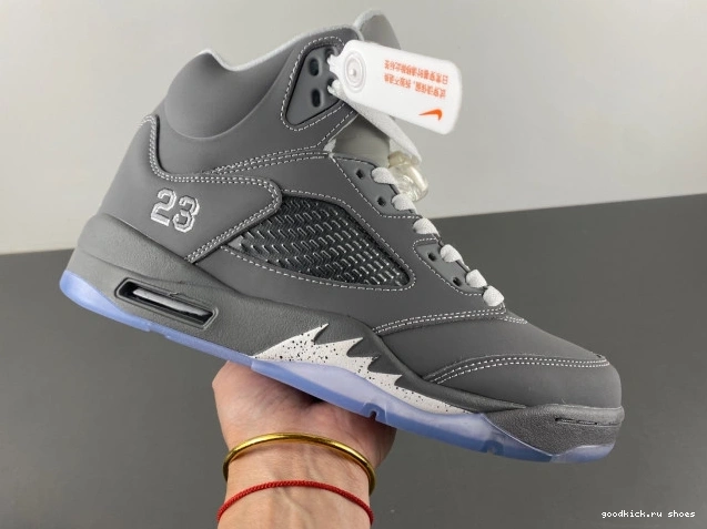 Rep 5 Wolf 136027-005 Air Grey Retro Jordan 0729